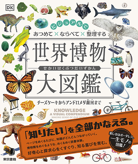 ビジュアルで あつめて ならべて 整理する 世界博物大図鑑　チーズケーキからアンドロメダ銀河まで