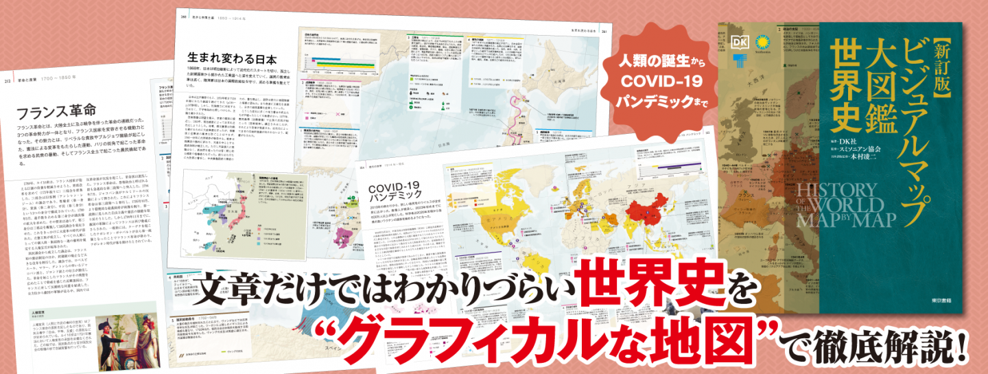 81817新訂版ビジュアルマップ大図鑑世界史