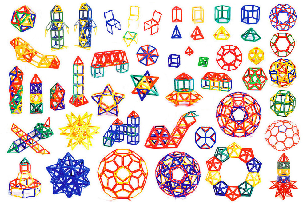 東京書籍】ポリドロン:図形学習 遊具・玩具・教具（Polydron）